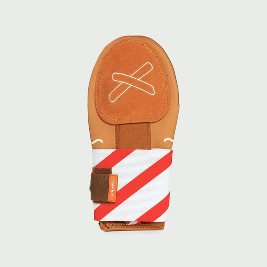 gingerbread man sliding mitt
