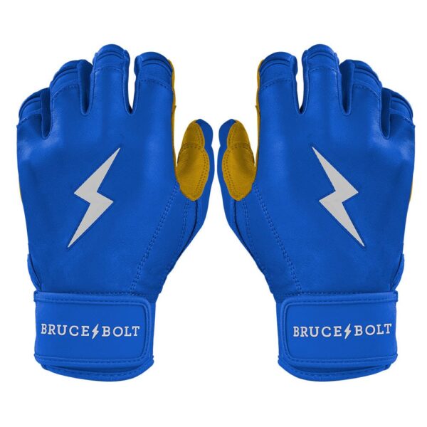 Bruce Bolt Original Series Short Cuff Royal Blue Batting Gloves