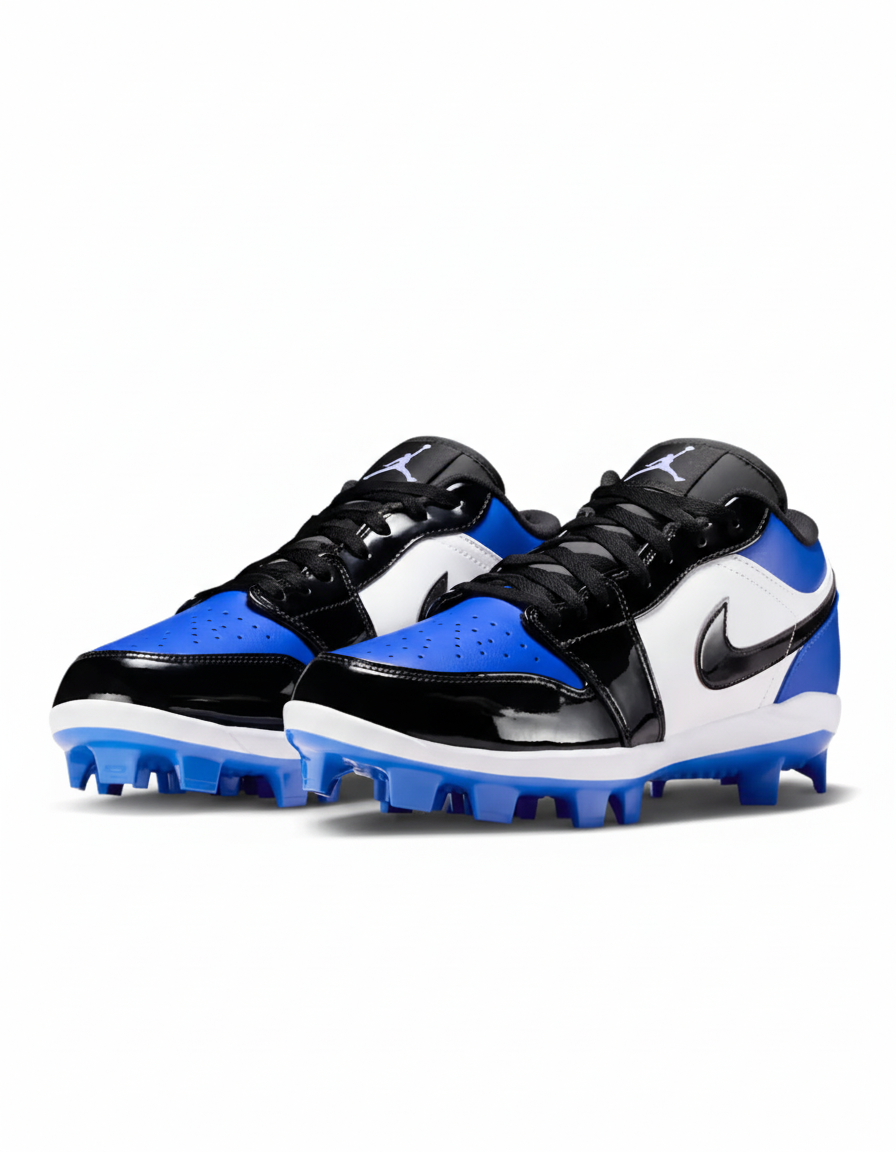 Jordan 1 Retro MCS Low Men’s Baseball Cleats Blue/Black/White