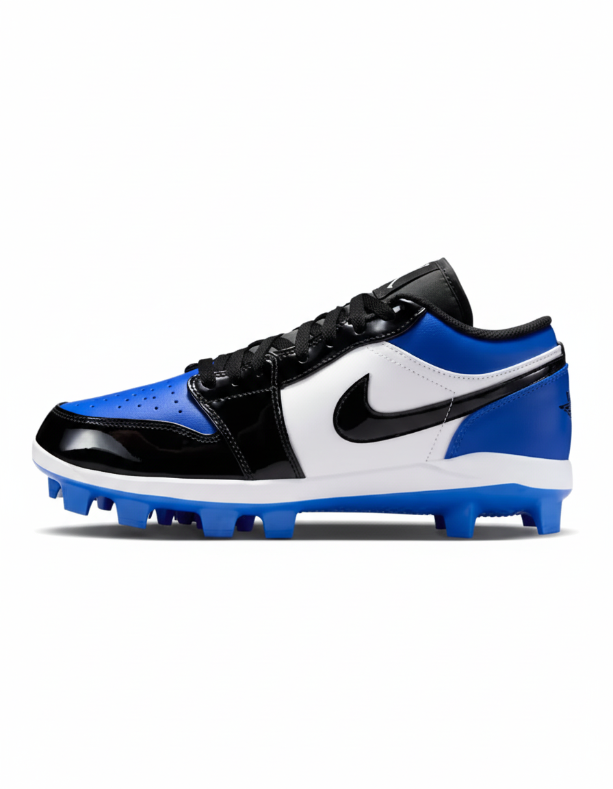 Jordan 1 Retro MCS Low Men’s Baseball Cleats Blue/Black/White
