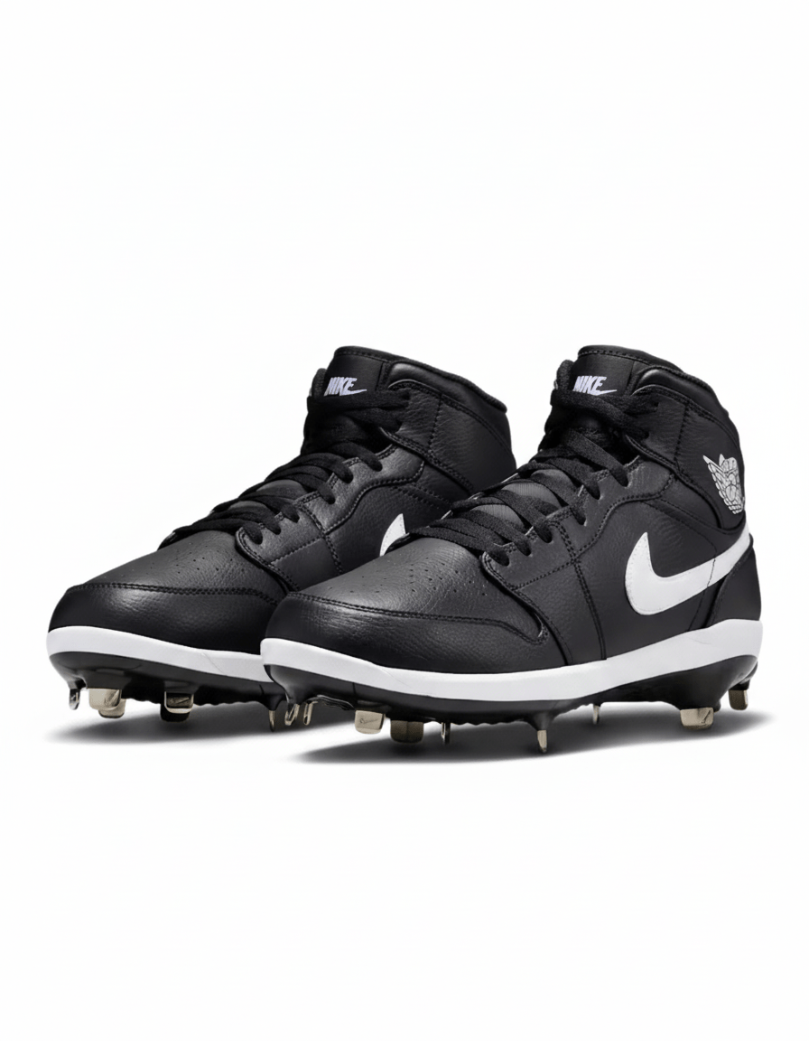 Jordan 1 Retro Metal Men's Baseball Cleats Black/White