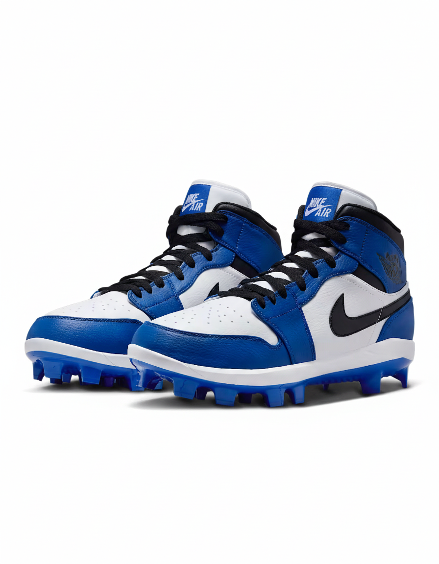 Jordan 1 Retro MCS Men's Baseball Cleats Blue/White/Black
