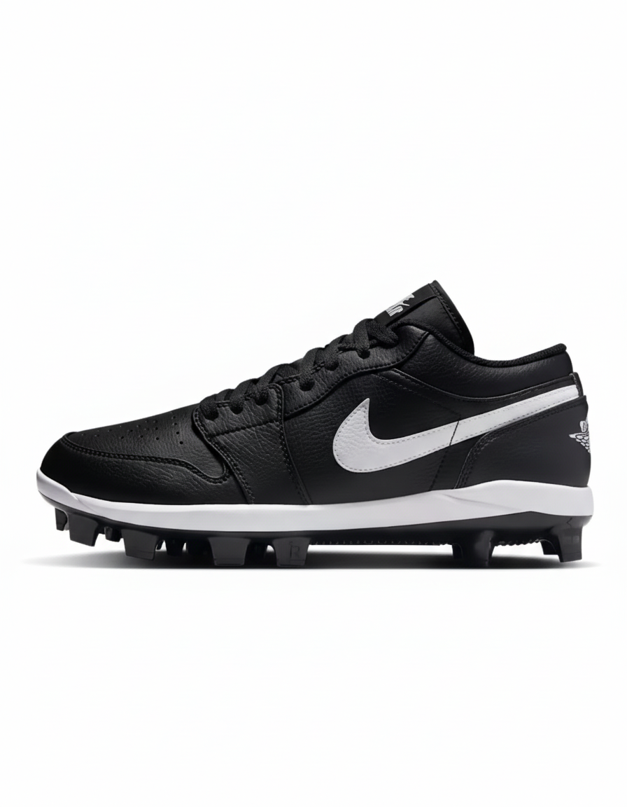 Jordan 1 Retro MCS Low Men’s Baseball Cleats Black/White