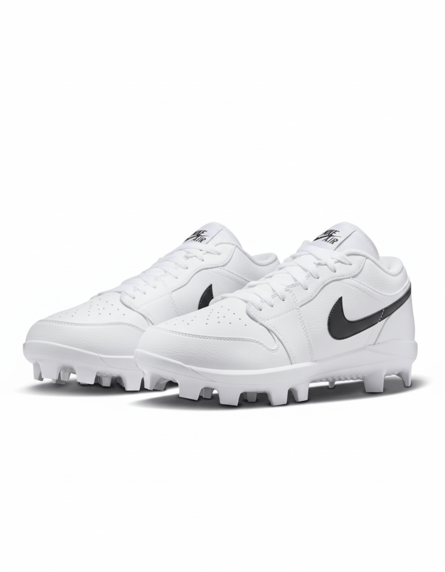 Jordan 1 Retro MCS Low Men’s Baseball Cleats White/Black