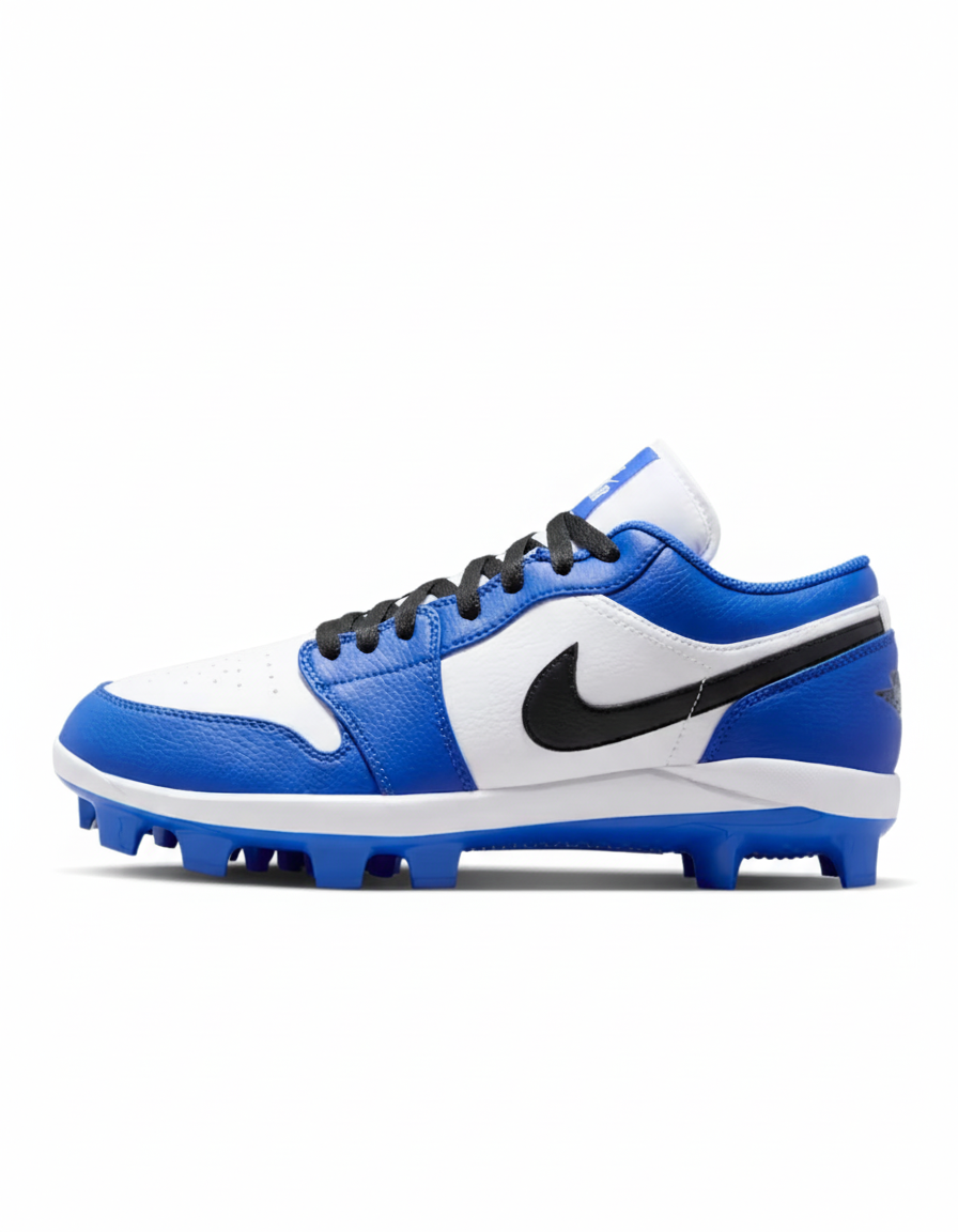 Jordan 1 Retro MCS Low Men’s Baseball Cleats Blue/White/Black