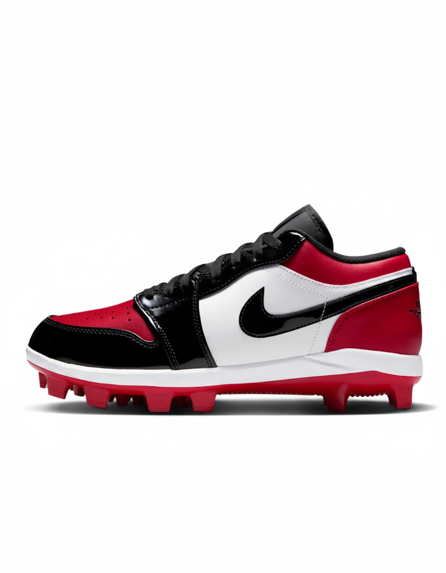 Jordan 1 Retro MCS Low Men’s Baseball Cleats Red/Black/White
