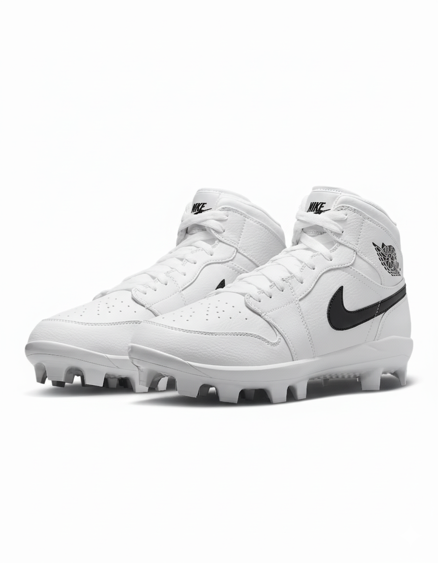 Jordan 1 Retro MCS Men's Baseball Cleats White/Black