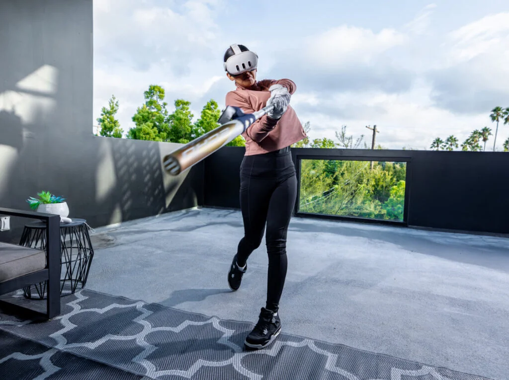 TrainVR WIN Quest 3 Bat Attachment - Image 2