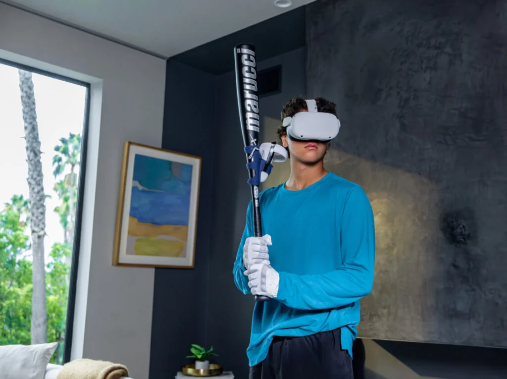 TrainVR WIN Quest 3 Bat Attachment - Image 3