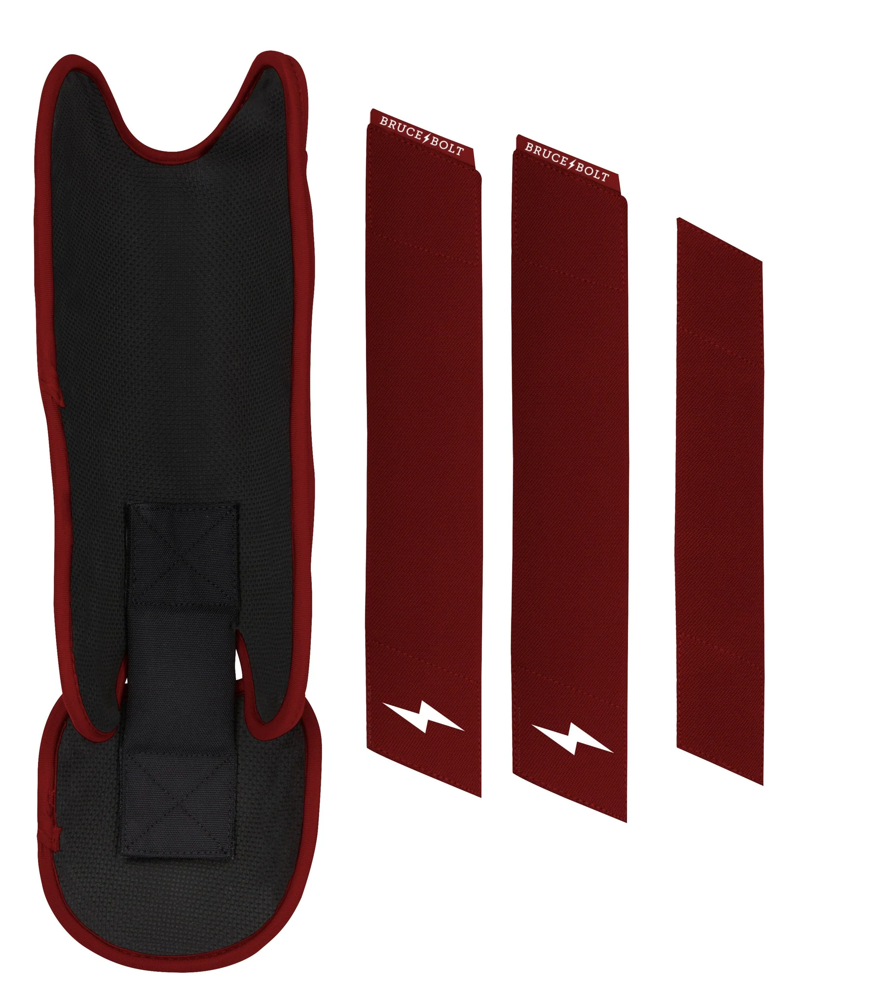 Bruce Bolt Original Series Maroon Leg Guard - Image 4