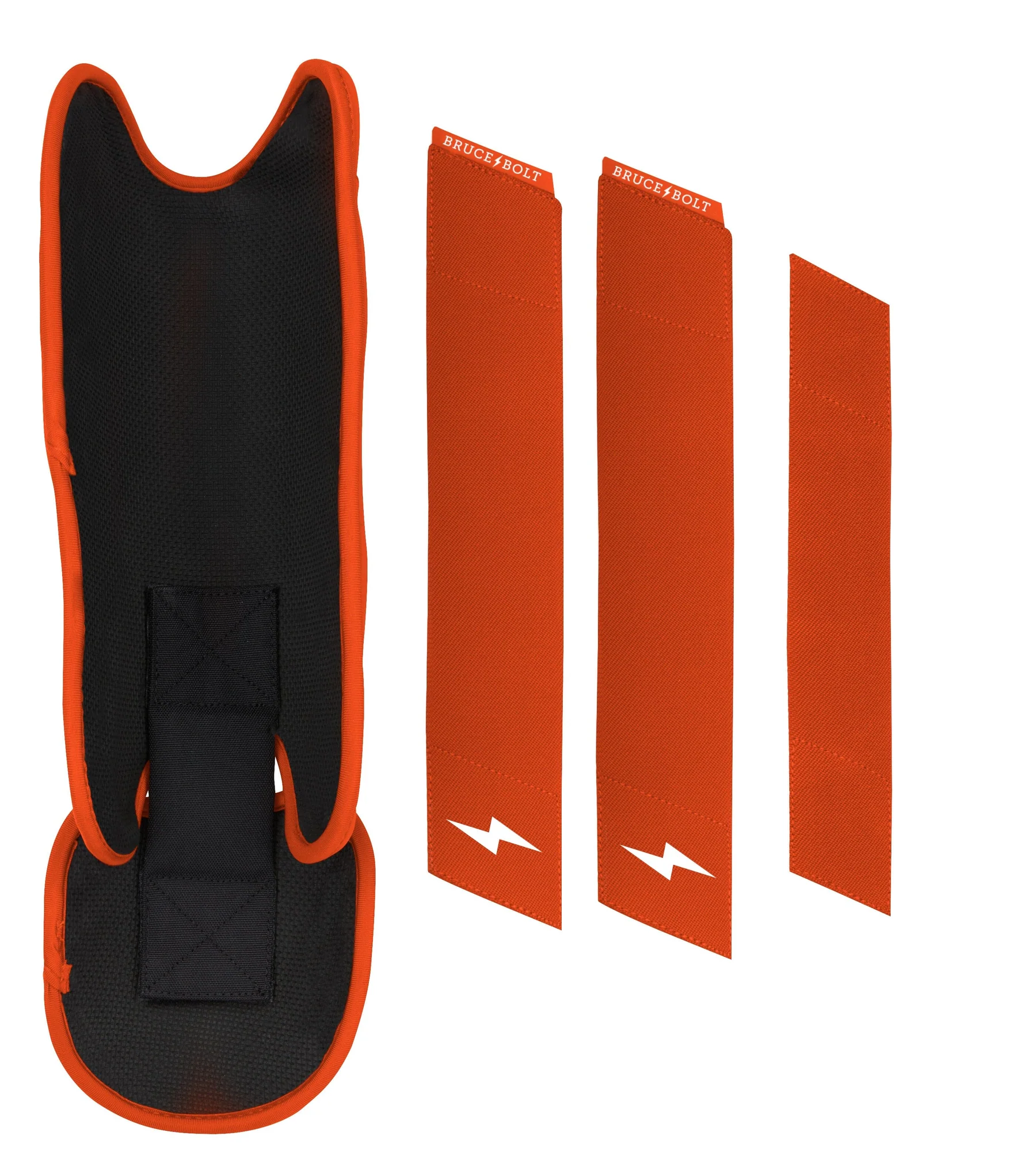 Bruce Bolt Original Series Orange Leg Guard - Image 4